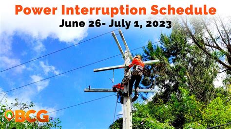 beneco power interruption schedule today